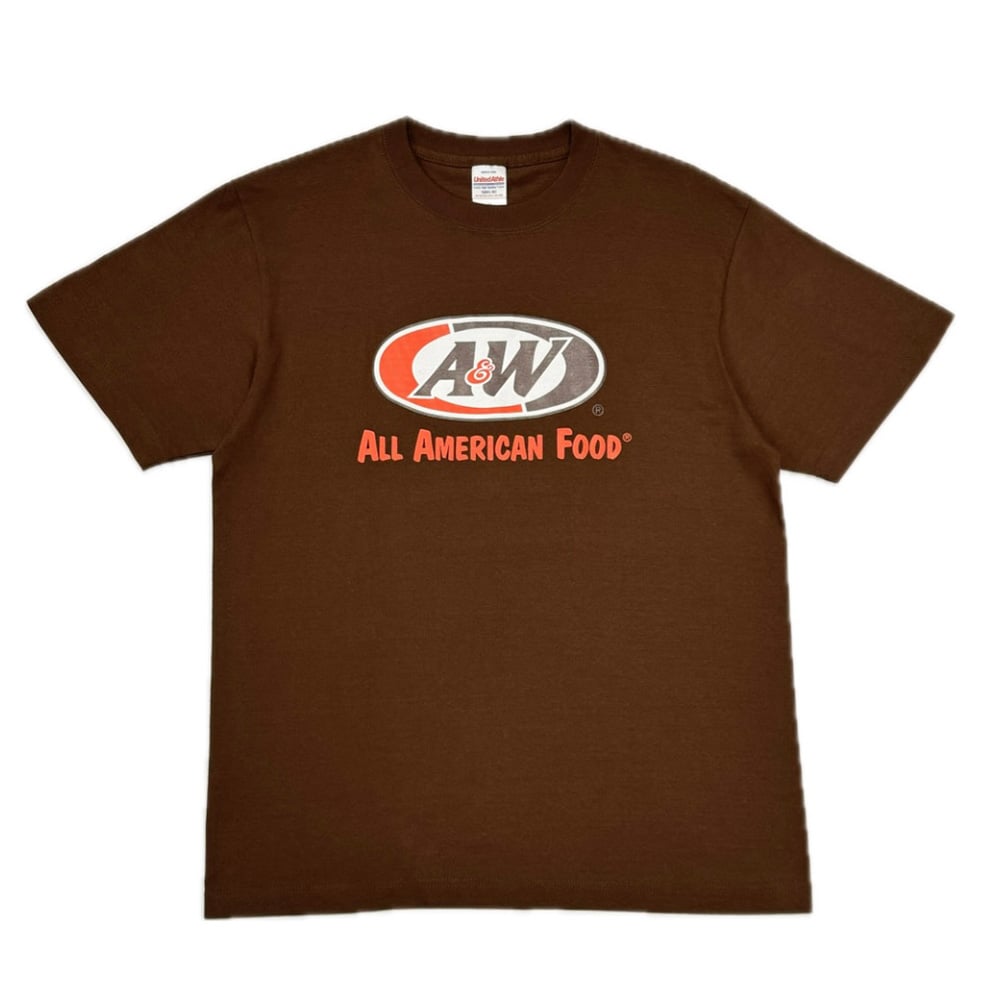 ［新品・未開封］ ３点 XL + XL + Ｓ ブラウン Ｔシャツ A&W 沖縄 A&WロゴTシャツ：ブラウン | A&W Okinawa