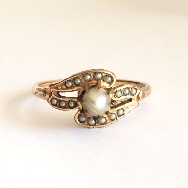 アンティークシードパール&パールリング | Hana Antiques Tokyo アンティークシードパール&パールリング | Hana Antiques Tokyo