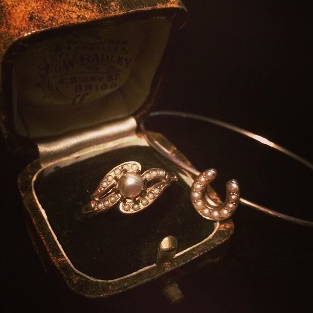 アンティークシードパール&パールリング | Hana Antiques Tokyo