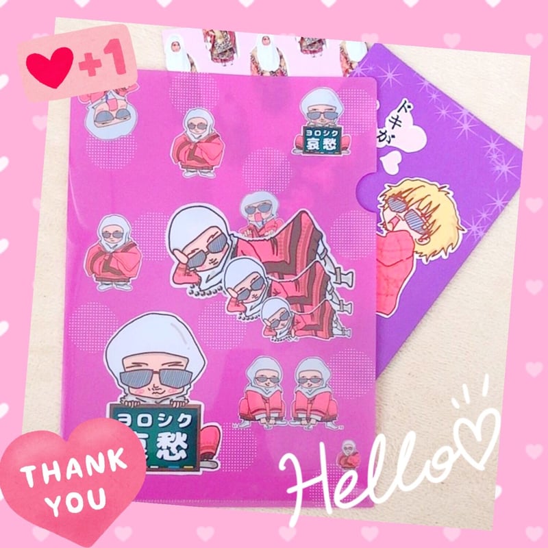 再入荷 【5枚セット】2次元ダリン和尚のクリアファイル | crystal R