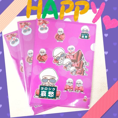 ※再入荷　【５枚セット】２次元ダリン和尚のクリアファイル