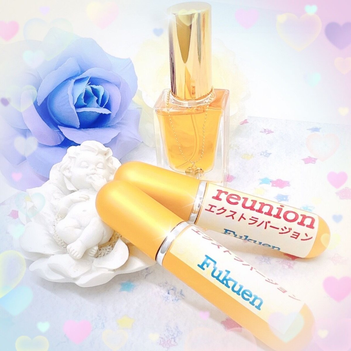 恋愛成就☆香水瓶型オルゴナイト（願い叶えるメモリーオイル封入） 恋愛成就☆香水瓶型オルゴナイト（願い叶えるメモリーオイル封入）