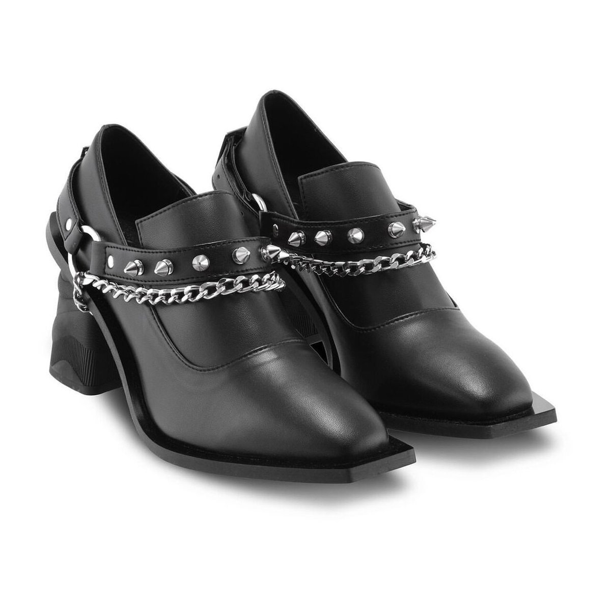 DONNANT DONNANT / ZEBRA BLACK HEELS | DELTA