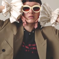 memeci / Smocking T-shirt / Black