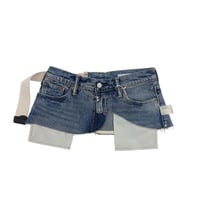 GOODNEWSINTHEMORNING / Denim Wrap Skirt / Light Blue