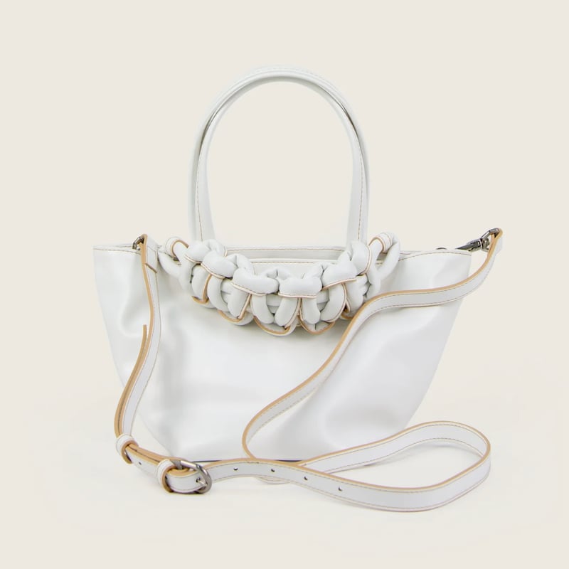 SAGAN Vienna / PAZAR TOTE BAG CHISAI / WHITE GR SAGAN Vienna / PAZAR TOTE BAG CHISAI / WHITE GR