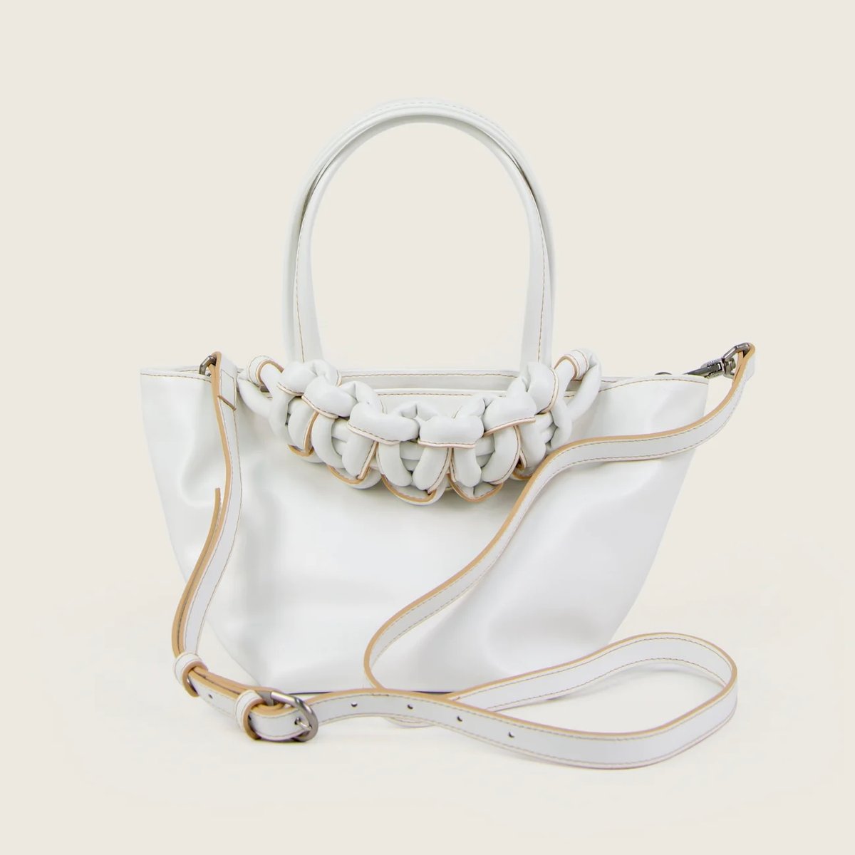 SAGAN Vienna / PAZAR TOTE BAG CHISAI / WHITE GR SAGAN Vienna / PAZAR TOTE BAG CHISAI / WHITE GR