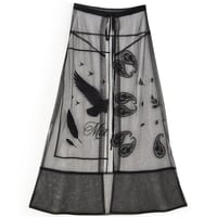 mister it. / Jupe-kevin (Embroidered Skirt) / black