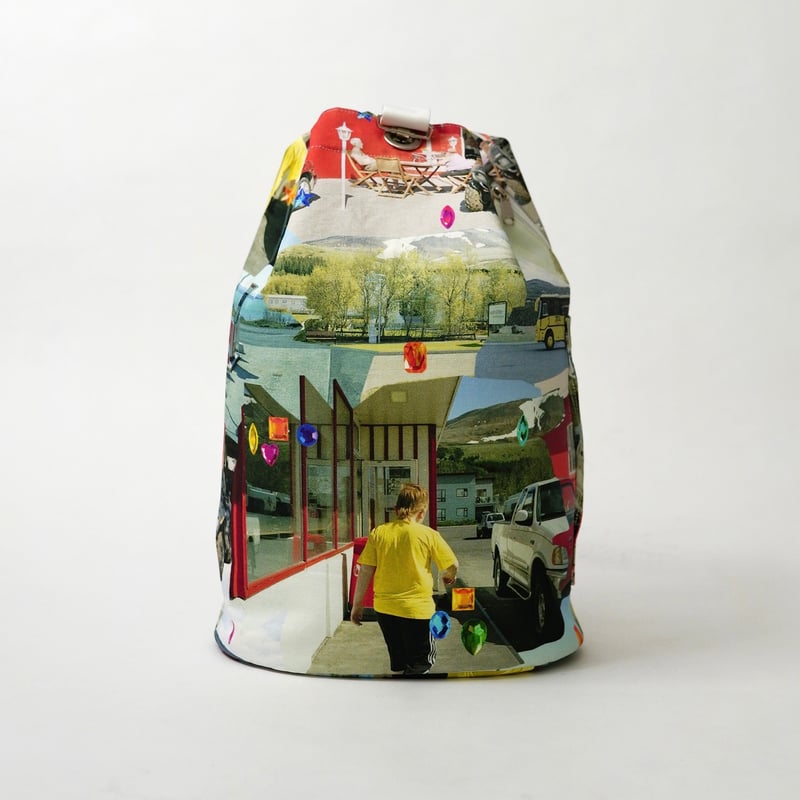 wataru tominaga バッグ WATARU TOMINAGA hand-crochet bag・spinach - tity