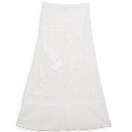 mister it. / Jupe-kevin (Embroidered Skirt) / white
