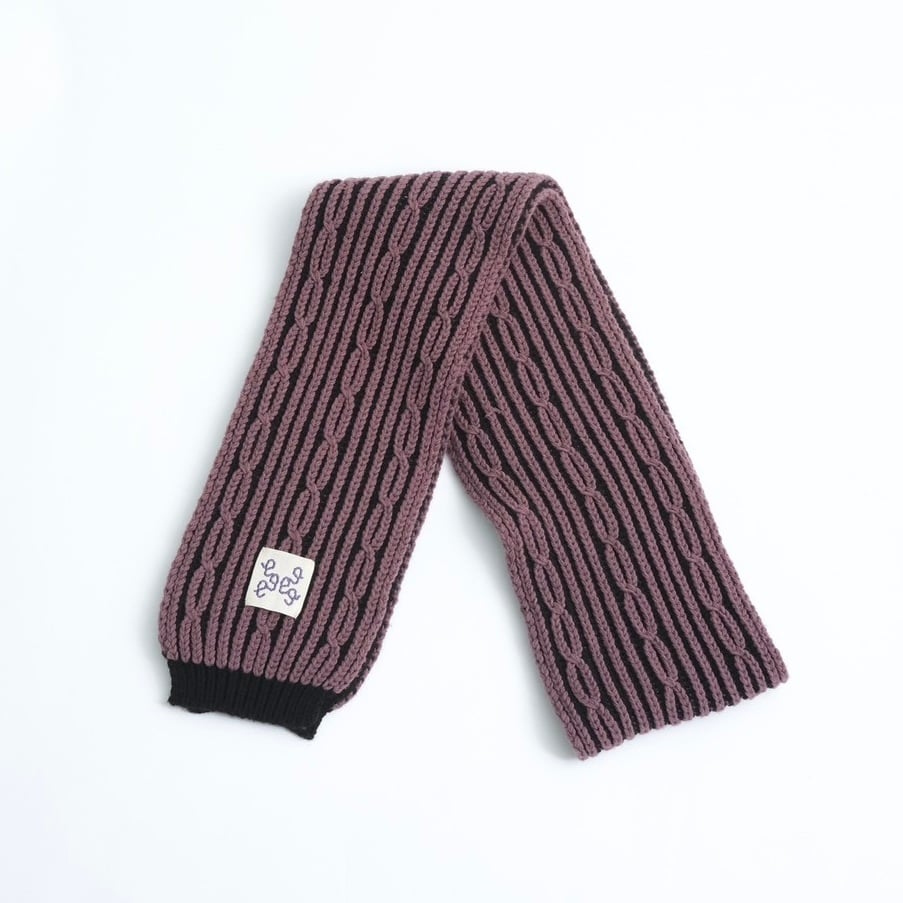 999HUMANITY / MIXED BULKY MUFFLER / PURPLE | DELTA