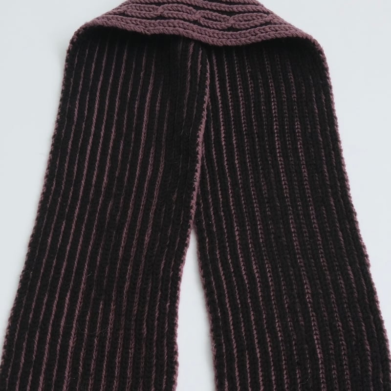 999HUMANITY / MIXED BULKY MUFFLER / PURPLE | DELTA