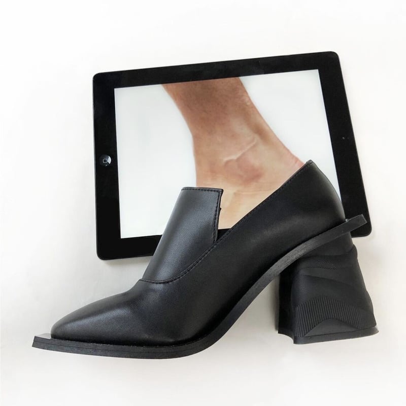DONNANT DONNANT / ZEBRA BLACK HEELS | DELTA
