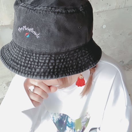 【新色も！】ヴィンテージデニム・バケットハット