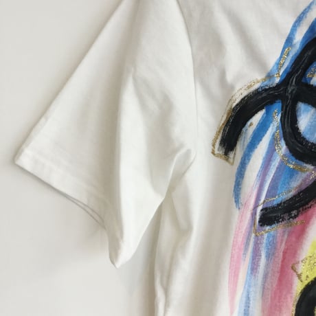 カラフルペインティングTシャツ