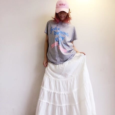 ベビーoilデザインTシャツ・グレー