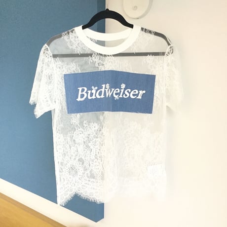 カジュアル総レースTシャツ