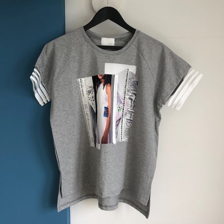 レースリボンリメイクデザインTシャツ