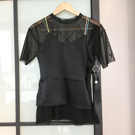 ゆったりメッシュTシャツ
