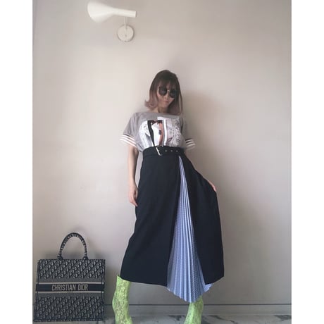 レースリボンリメイクデザインTシャツ