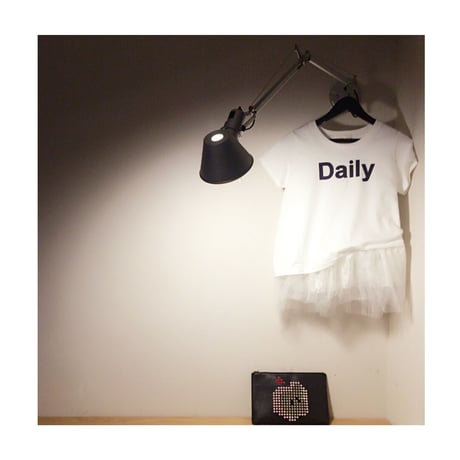 フリルチュニックTシャツ・ホワイト
