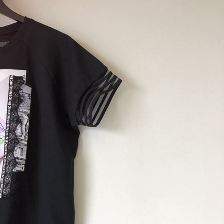 レースリボンリメイクデザインTシャツ