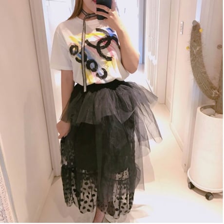カラフルペインティングTシャツ