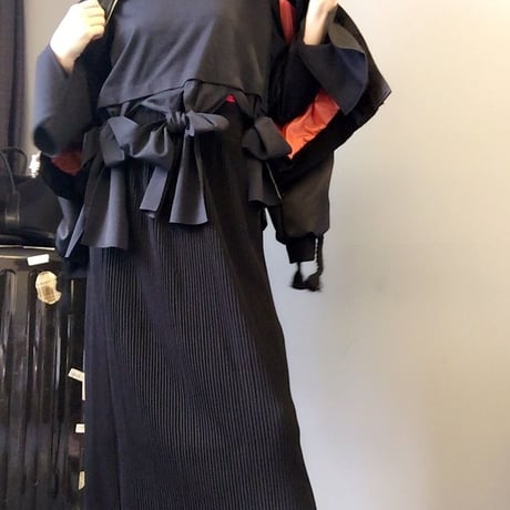 2wayロングスカート・ブラウン