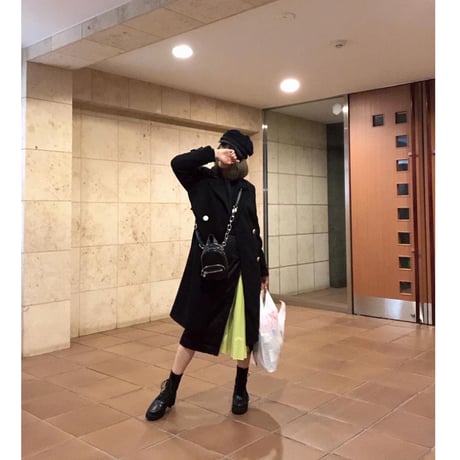MA1プリーツスカート・ブラック
