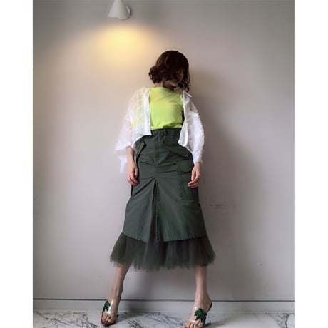 ミリタリーチュールスカート