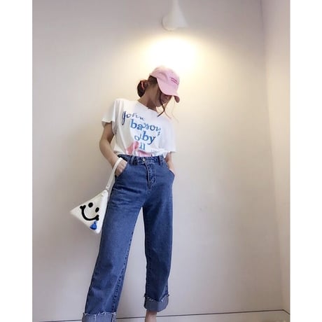 ベビーoilデザインTシャツ・ホワイト