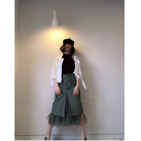 ミリタリーチュールスカート