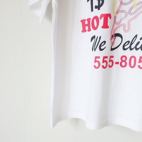 オーバーサイズPizzaプリントTシャツ