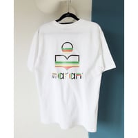 ゆったりバックプリントTシャツ