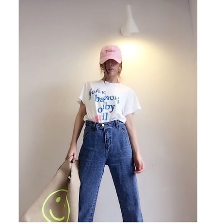 ベビーoilデザインTシャツ・ホワイト