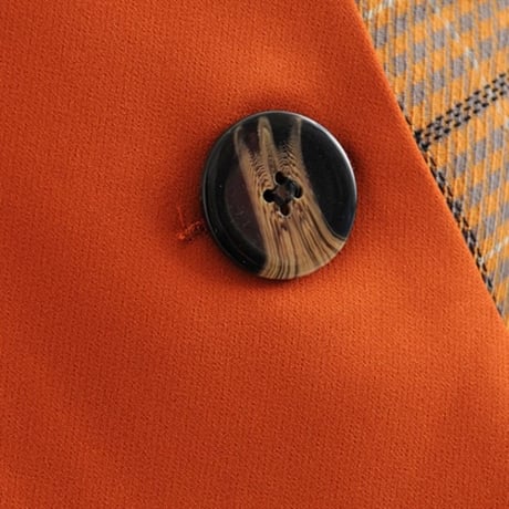 バイカラーチェックジャケット