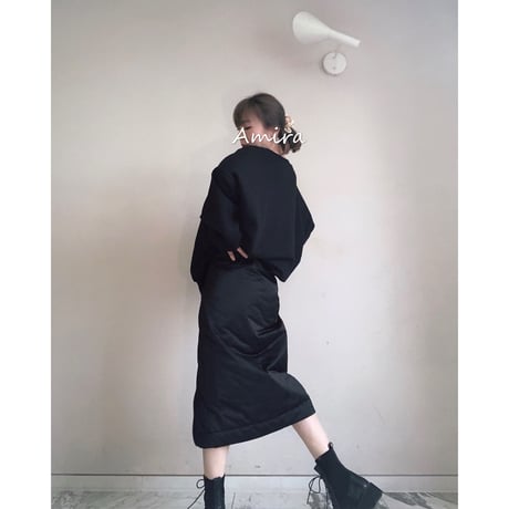 MA1プリーツスカート・ブラック