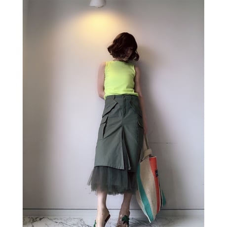ミリタリーチュールスカート