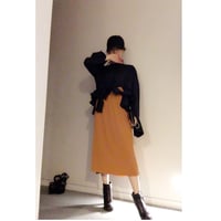 2wayロングスカート・ブラウン