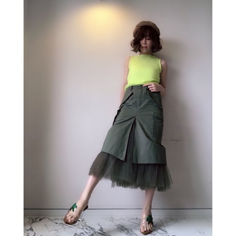 ミリタリーチュールスカート