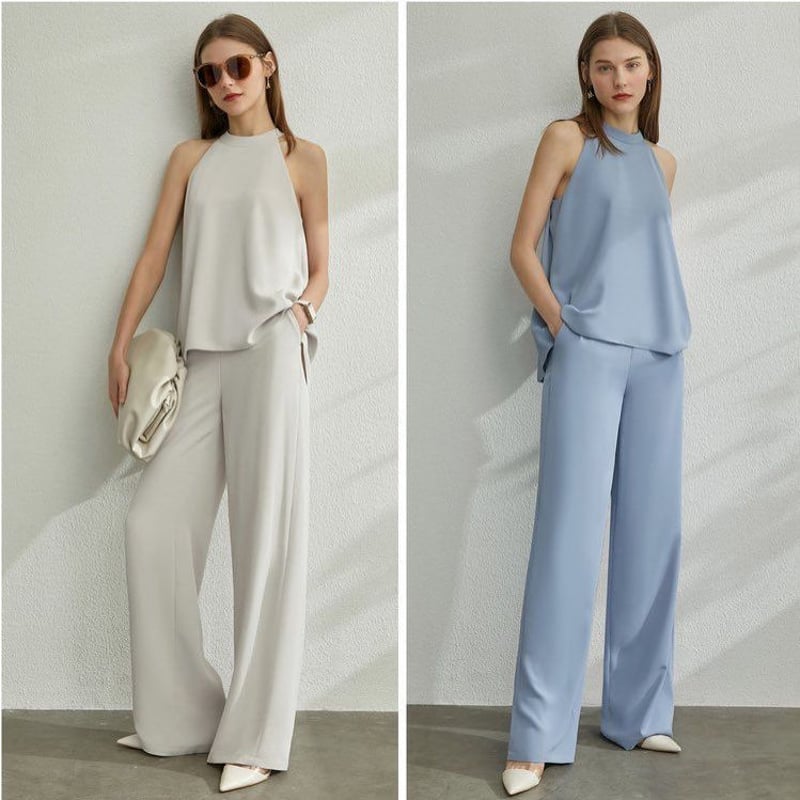 バックスリットノースリーブセットアップ | Amira