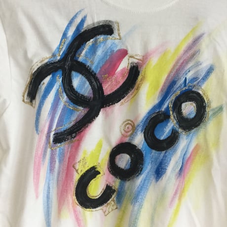 カラフルペインティングTシャツ