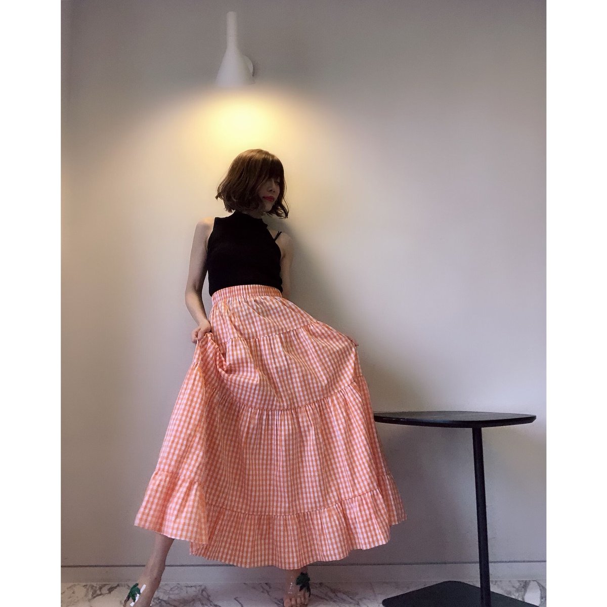 TO BE CHIC⭐︎ギンガムドビースカート⭐︎42サイズ TO BE CHIC⭐︎ギンガムドビースカート⭐︎42サイズ TO BE CHIC