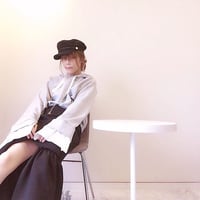 重ね着風ロングスリーブパーカー