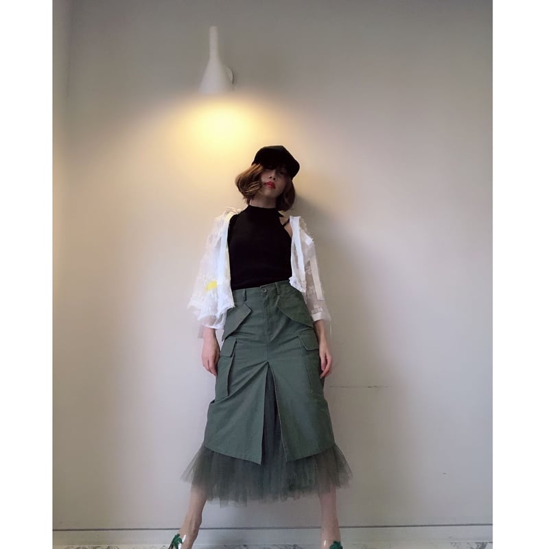 ミリタリーチュールスカート | Amira
