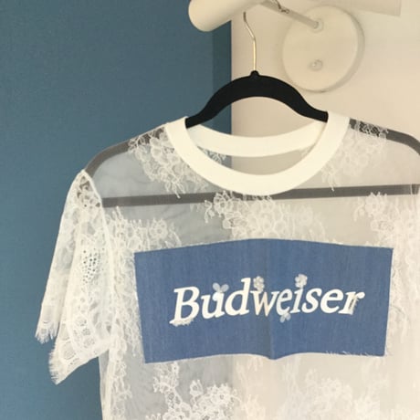 カジュアル総レースTシャツ