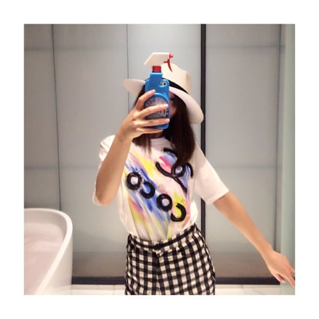 カラフルペインティングTシャツ