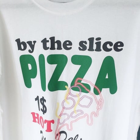 オーバーサイズPizzaプリントTシャツ