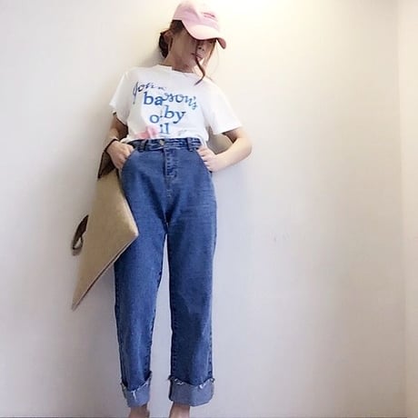 ベビーoilデザインTシャツ・ホワイト