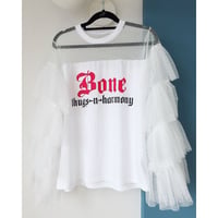 レースアームTシャツ